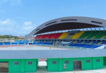 Infrastructures sportives : les stades de Nongo et du 28 septembre avancent, le Ministre satisfait