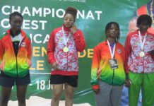Tennis de table : Sia Gina Camara échoue aux portes de l’or au championnat africain à Conakry