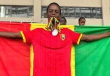 Athlétisme : Abdourahamane Baldé s’offre une 2ème médaille d’argent au Championnat d’Afrique U18