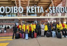Tournoi UFOA-A : le Syli est arrivé à Bamako au Mali