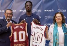 Basket : Souley Boum officiellement présenté à Murcie en Espagne